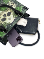 "Bloodrose" Poison Ivy - Black Interior - Small Leather Handbag