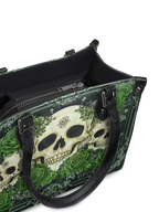"Bloodrose" Poison Ivy - Black Interior - Small Leather Handbag