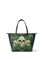 "Bloodrose" Poison Ivy Leather Tote Bag