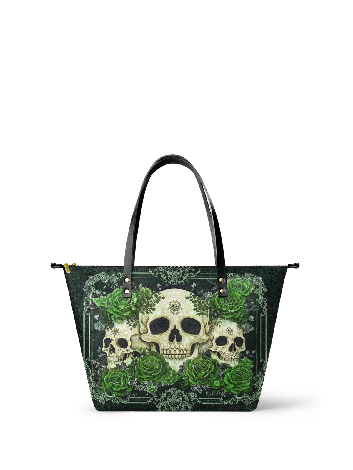 "Bloodrose" Poison Ivy Leather Tote Bag