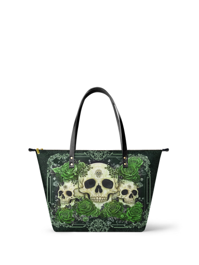 "Bloodrose" Poison Ivy Leather Tote Bag