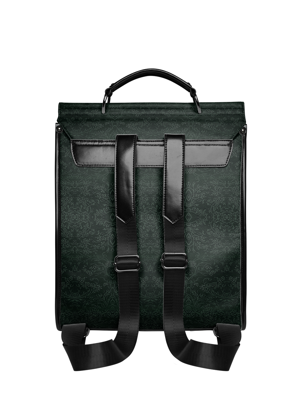 "Bloodrose" Poison Ivy Leather Backpack