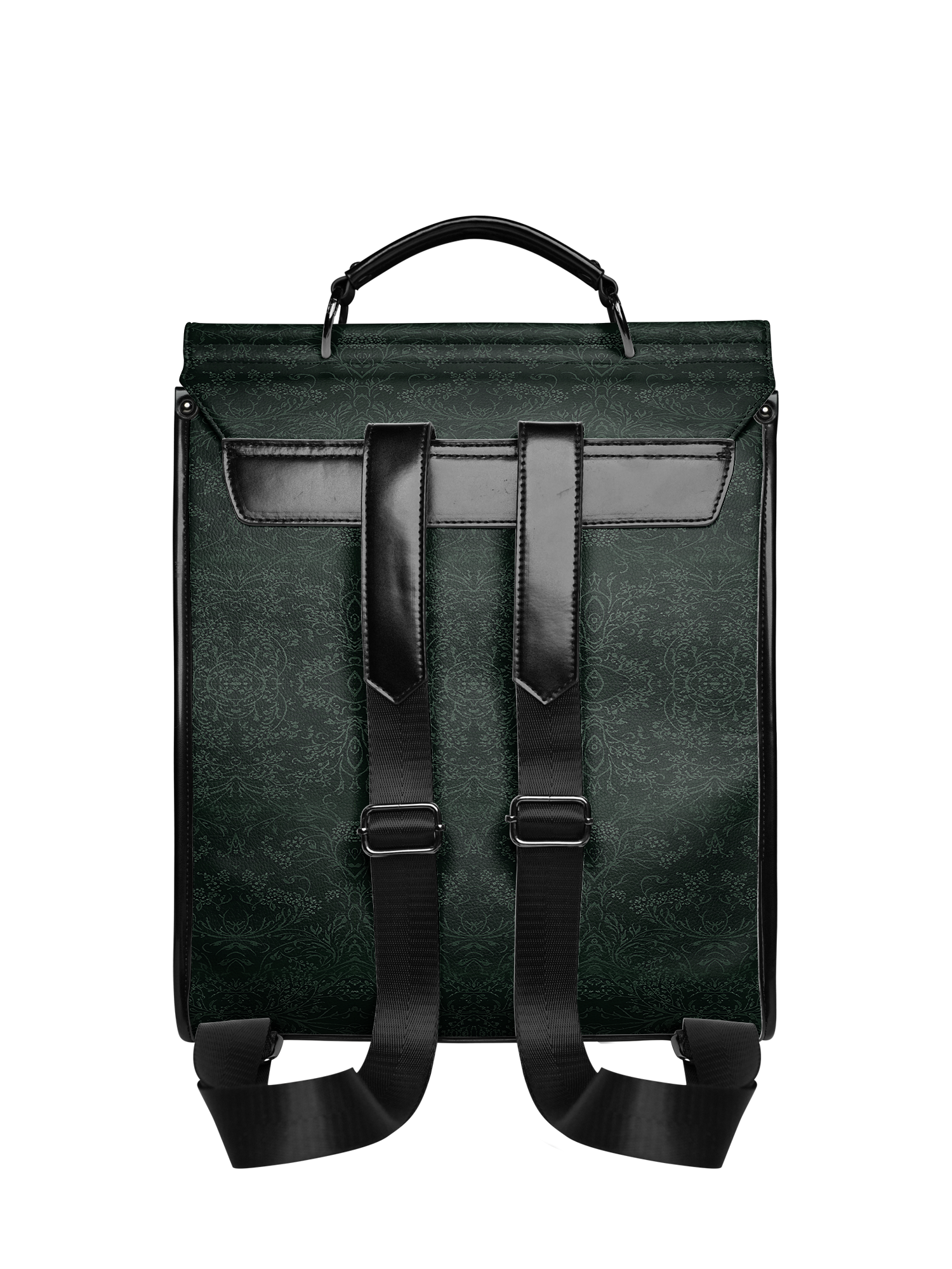 "Bloodrose" Poison Ivy Leather Backpack