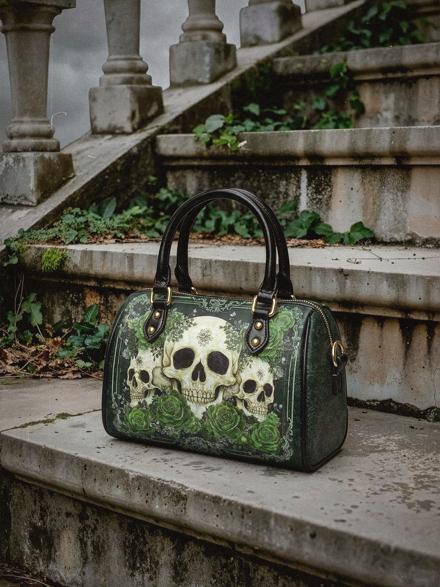"Bloodrose" Poison Ivy Mini Satchel