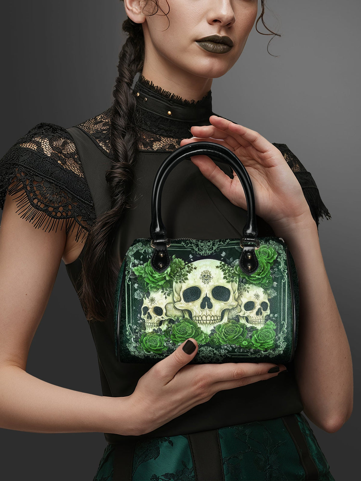 "Bloodrose" Poison Ivy Mini Satchel SPOOKY DEAL