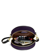 "Bloodrose" Poison Plum Circle Crossbody Bag