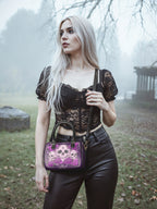 "Bloodrose" Poison Plum Mini Satchel