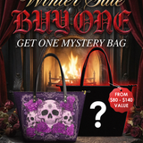 "Bloodrose" Poison Plum Leather Tote Bag Deal