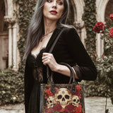 "Bloodrose" - Black Interior - Small Leather Handbag