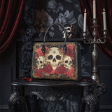 "Bloodrose" - Black Interior - Leather Handbag