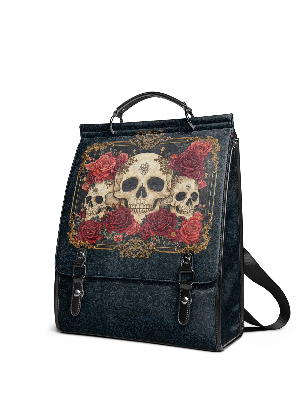 "Bloodrose" Leather Backpack SPOOKY DEAL