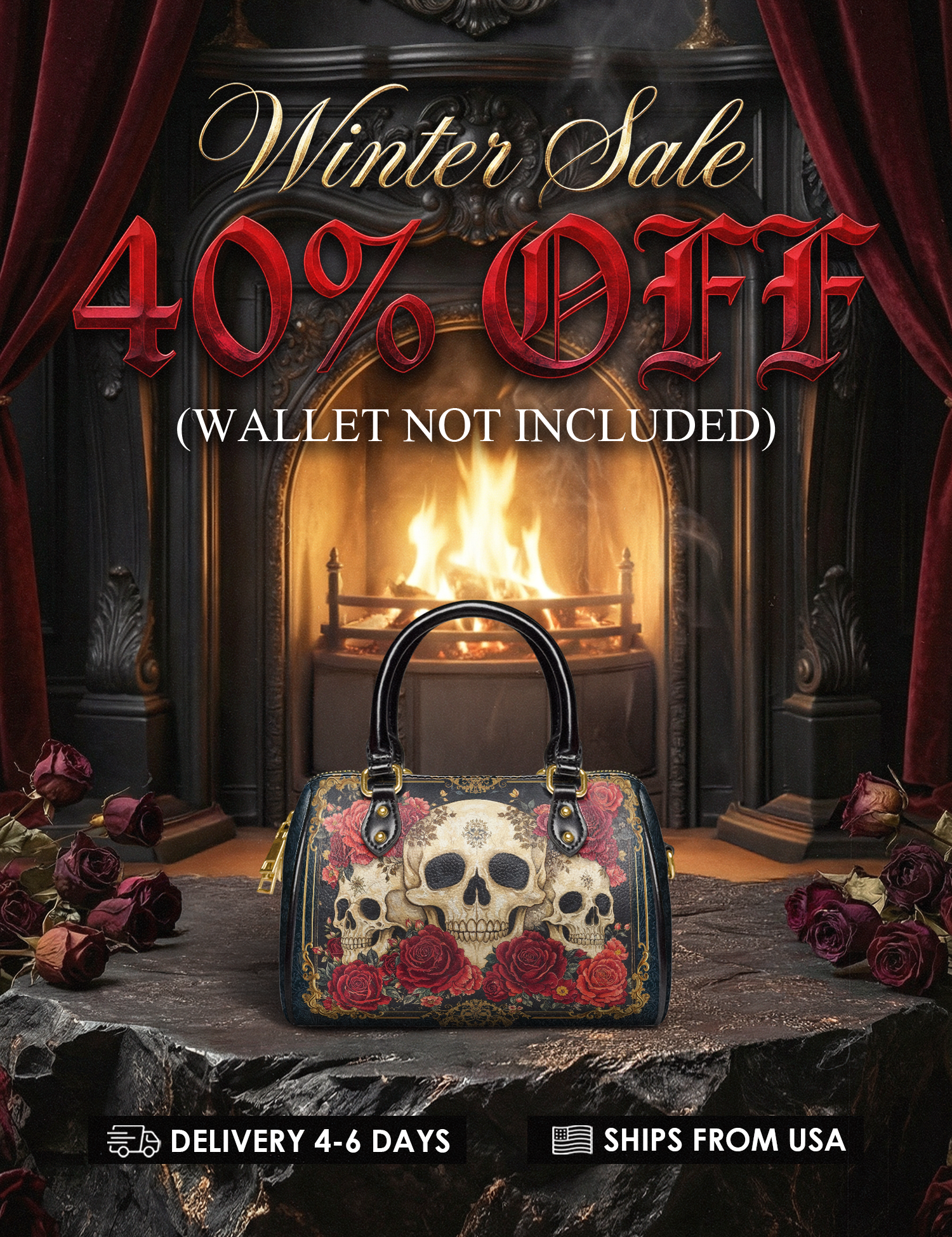 "Bloodrose" Mini Satchel Deal