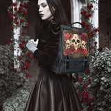 "Bloodrose" Leather Backpack