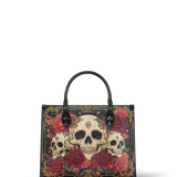 "Bloodrose" - Black Interior - Leather Handbag