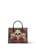 "Bloodrose" - Black Interior - Leather Handbag
