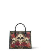 "Bloodrose" - Black Interior - Leather Handbag