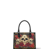 "Bloodrose" - Black Interior - Small Leather Handbag