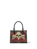 "Bloodrose" - Black Interior - Small Leather Handbag