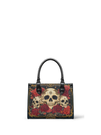 "Bloodrose" - Black Interior - Small Leather Handbag