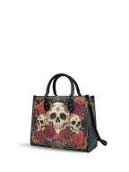 "Bloodrose" - Black Interior - Leather Handbag