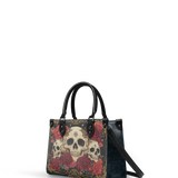 "Bloodrose" - Black Interior - Small Leather Handbag