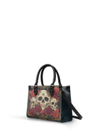 "Bloodrose" - Black Interior - Small Leather Handbag