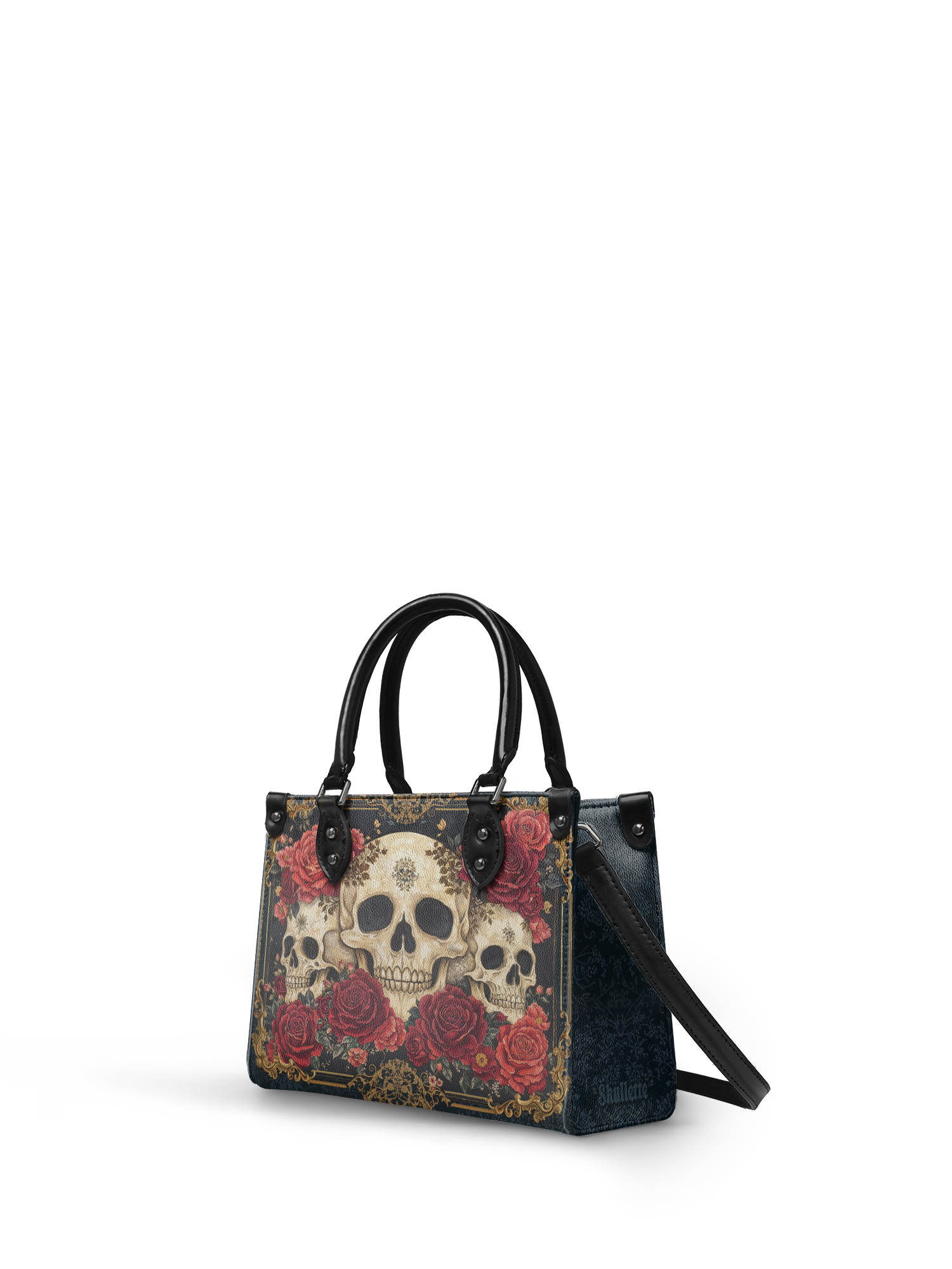 "Bloodrose" - Black Interior - Small Leather Handbag