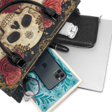 "Bloodrose" - Black Interior - Leather Handbag