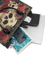 "Bloodrose" - Black Interior - Leather Handbag