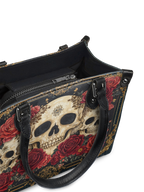 "Bloodrose" - Black Interior - Small Leather Handbag