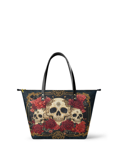 "Bloodrose" Leather Tote Bag