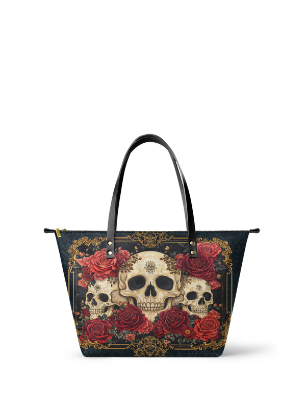 "Bloodrose" Leather Tote Bag