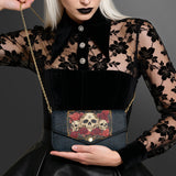 "Bloodrose" Envelope Chain Crossbody Bag