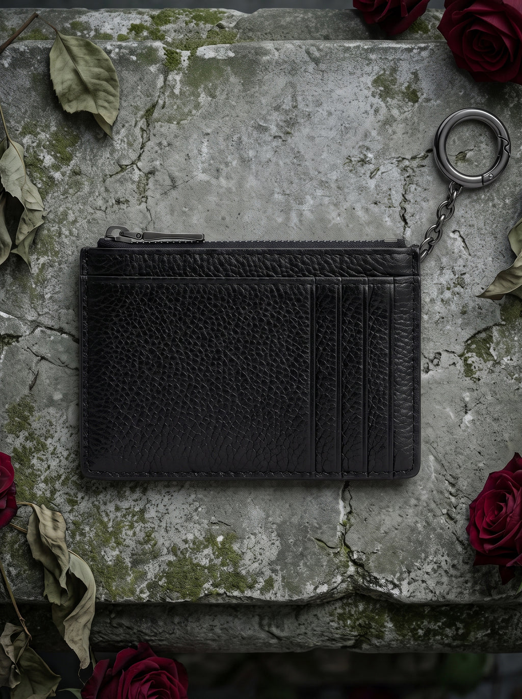 "Briarbone" - Black Interior - Keyring Wallet