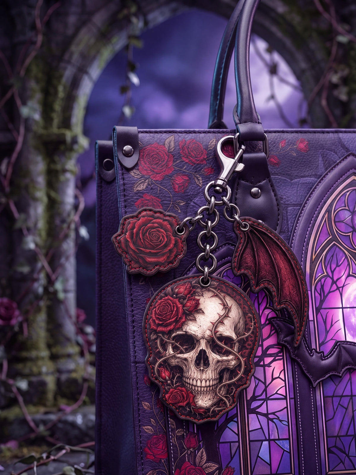 "Briarwing" Leather Bag Charm