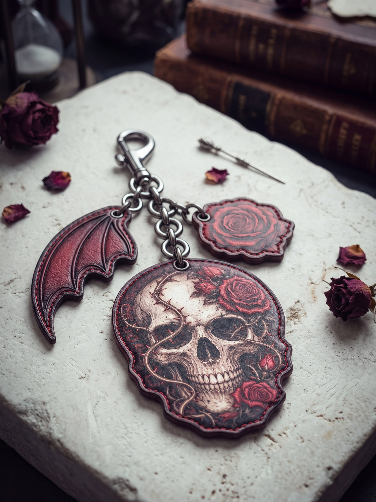 "Briarwing" Leather Bag Charm