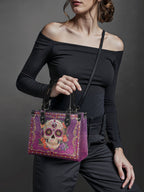 "Catrinelle" - Black Interior - Small Leather Handbag