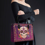"Catrinelle" - Black Interior - Leather Handbag Matching SANTA Combo