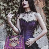 "Catrinelle" - Black Interior - Small Leather Handbag