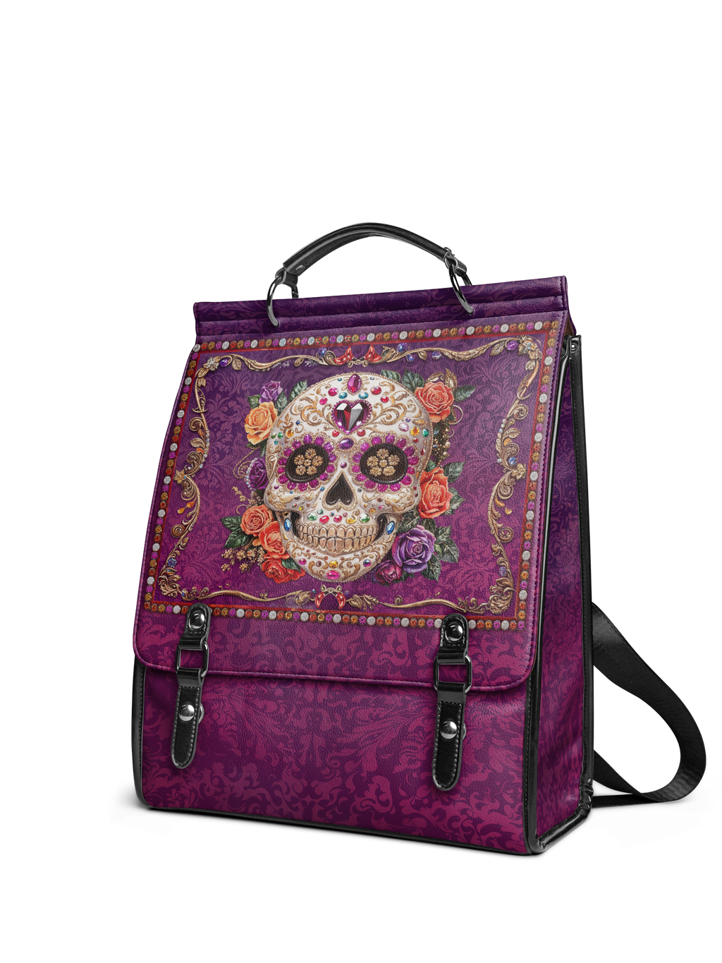 "Catrinelle" Leather Backpack