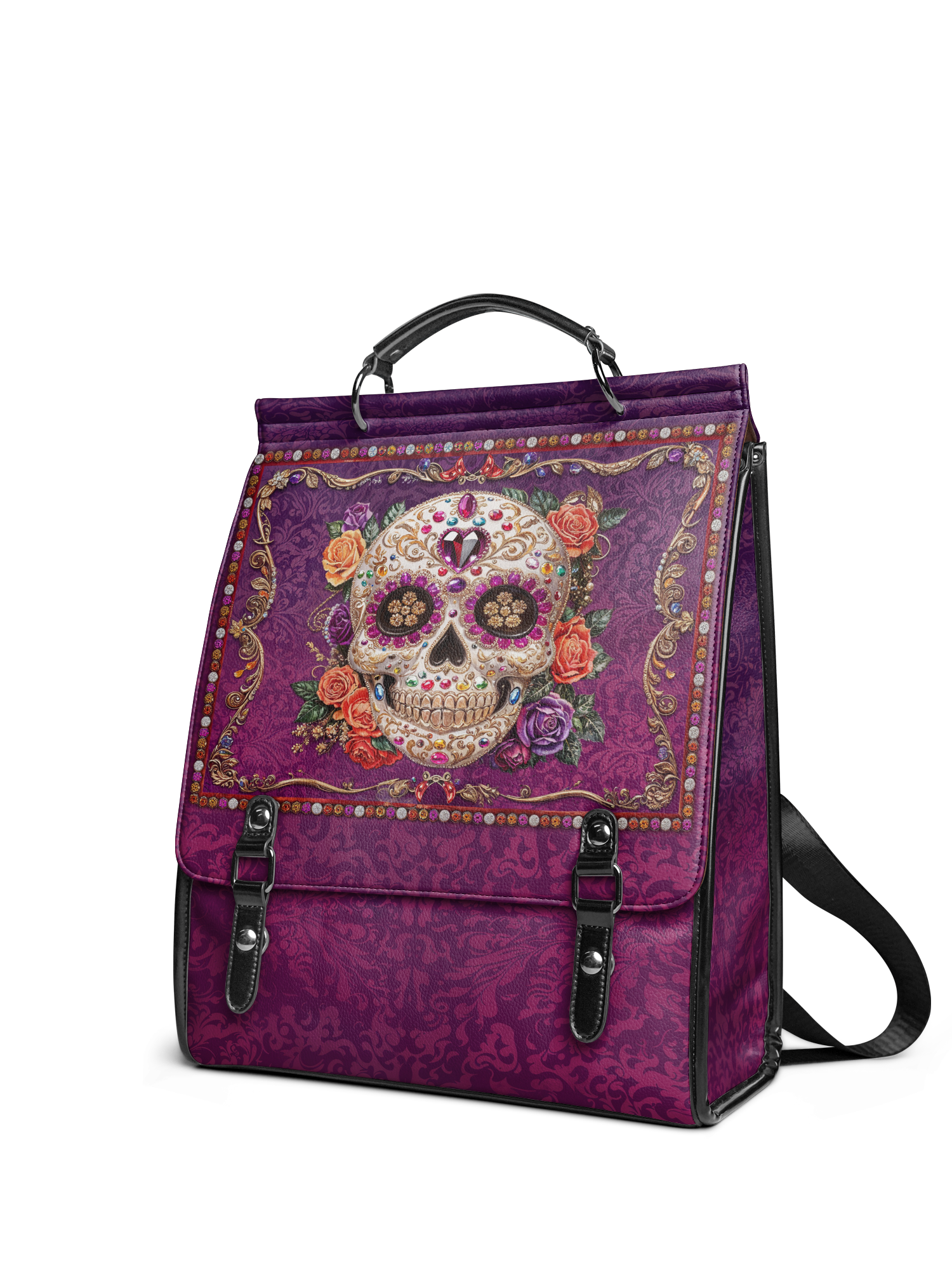 "Catrinelle" Leather Backpack