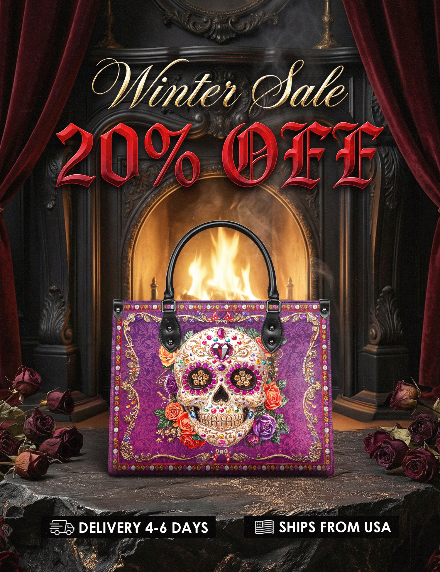 "Catrinelle" Leather Handbag Deal