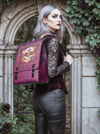 "Catrinelle" Leather Backpack