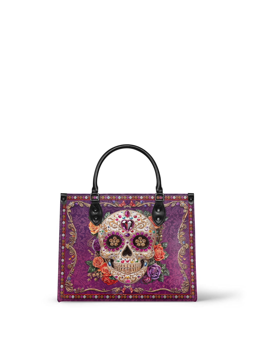"Catrinelle" - Black Interior - Leather Handbag