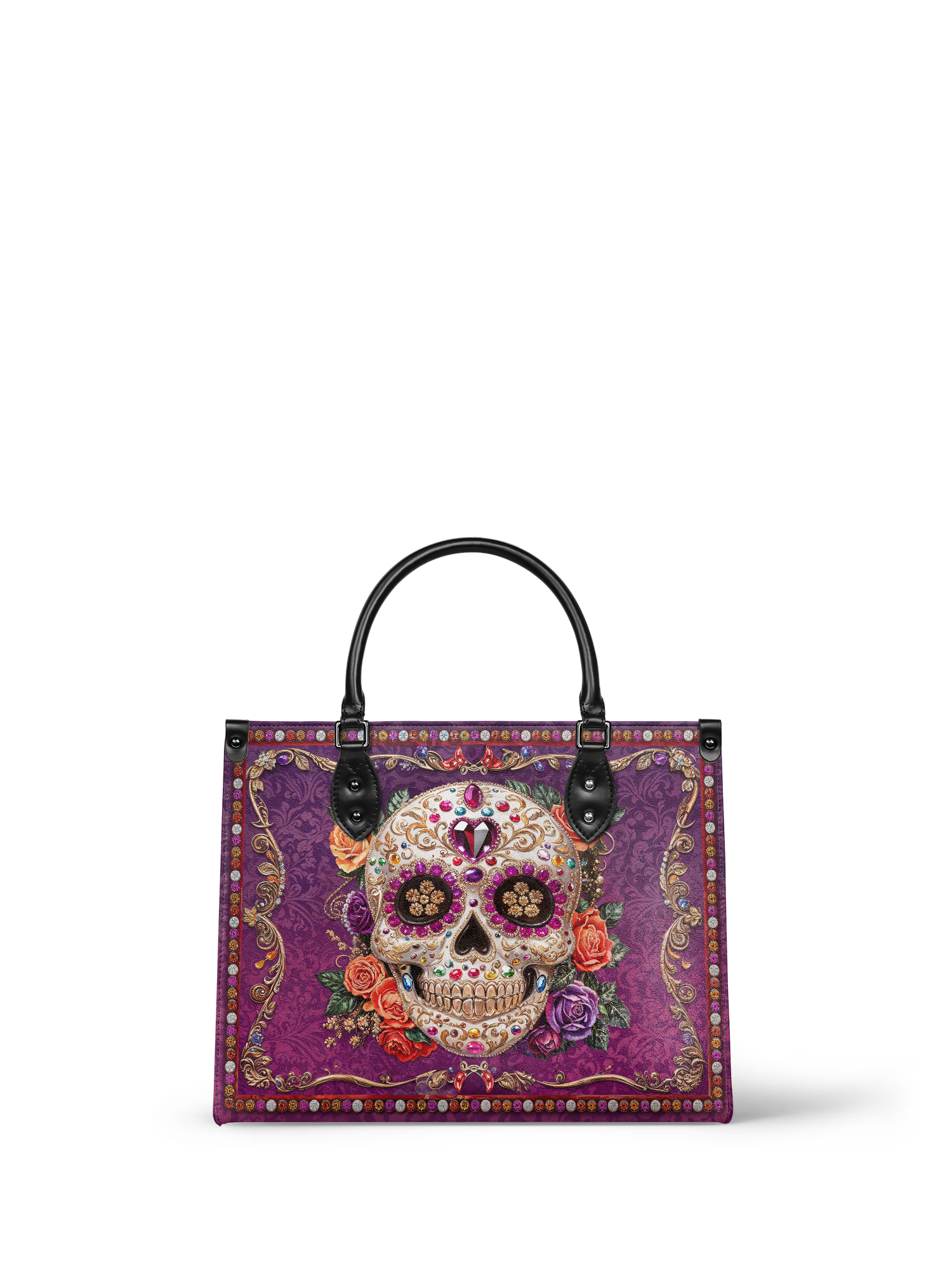 "Catrinelle" - Black Interior - Leather Handbag