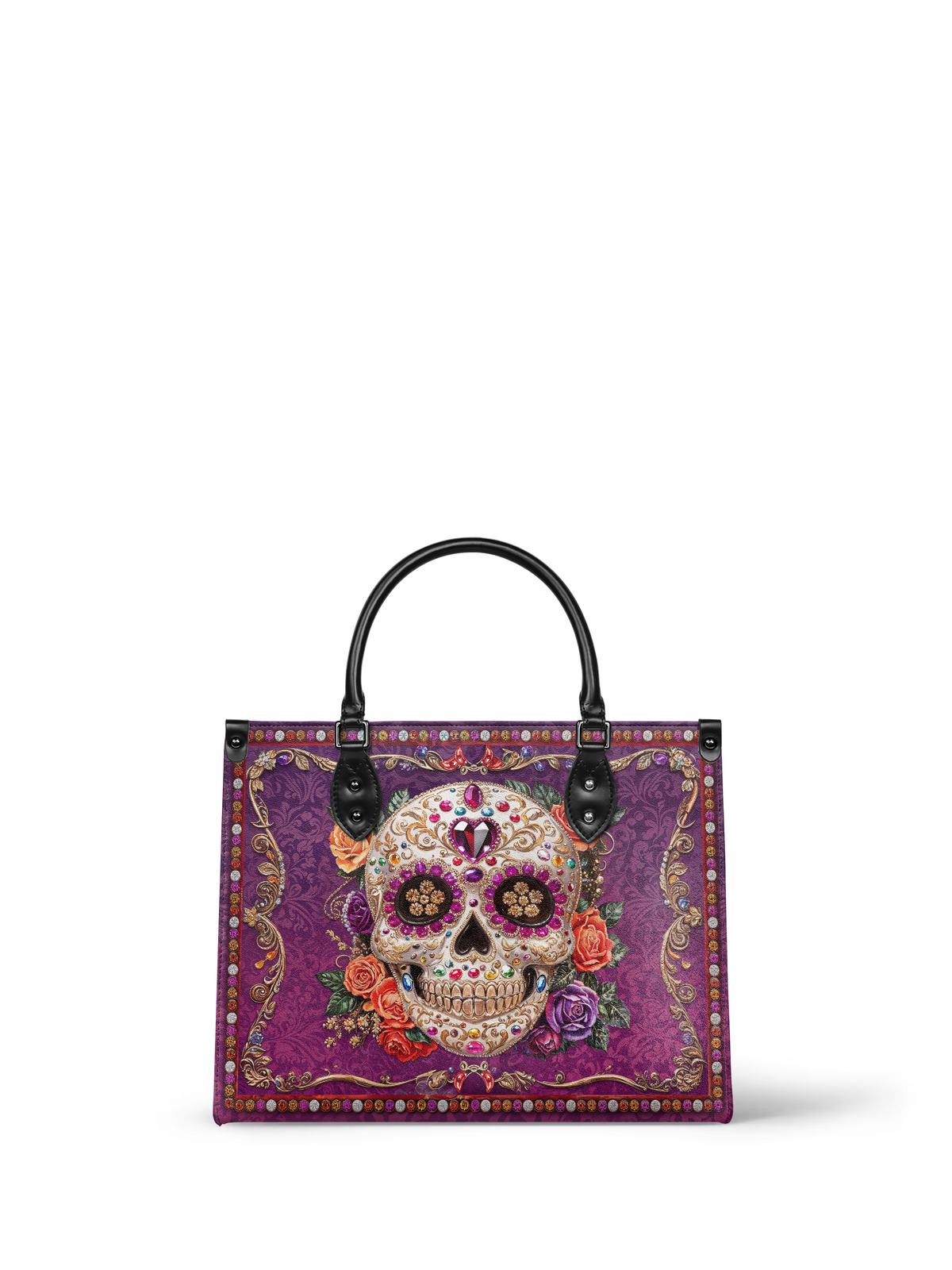 "Catrinelle" - Black Interior - Leather Handbag - FALL CLEARANCE DEAL
