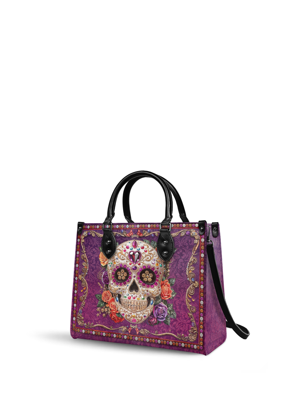 "Catrinelle" - Black Interior - Leather Handbag