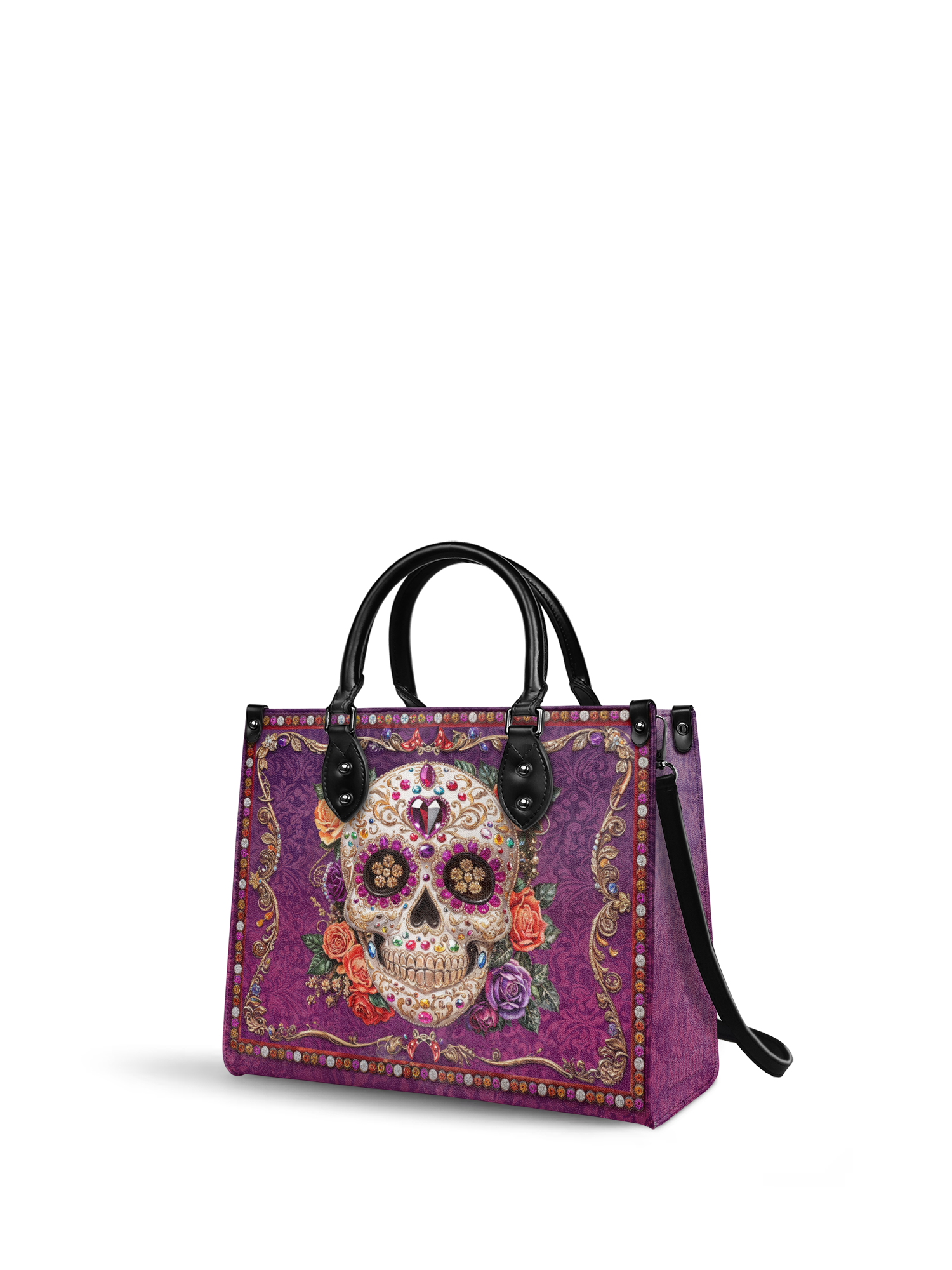 "Catrinelle" - Black Interior - Leather Handbag