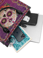 "Catrinelle" - Black Interior - Leather Handbag