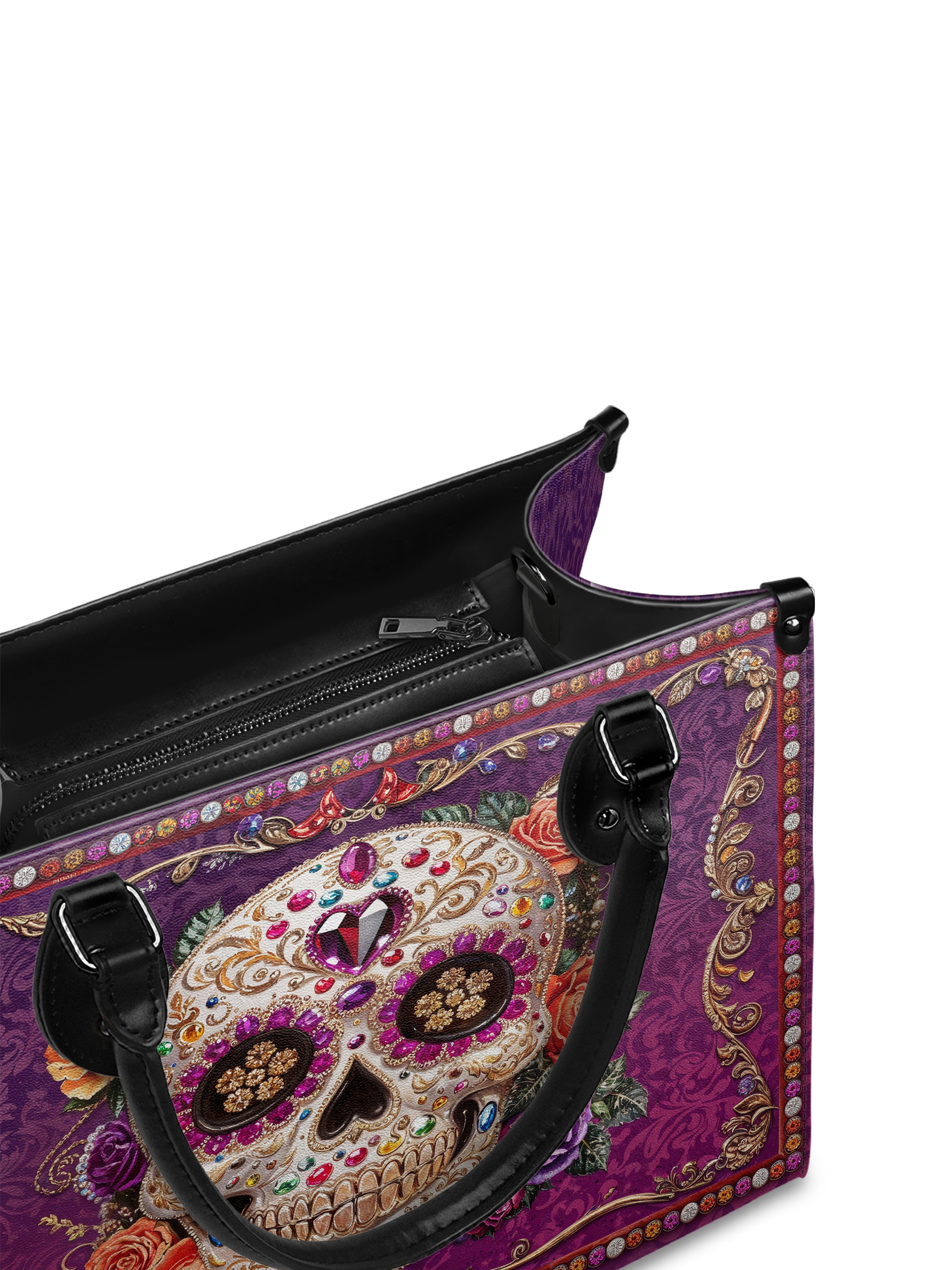 "Catrinelle" - Black Interior - Leather Handbag